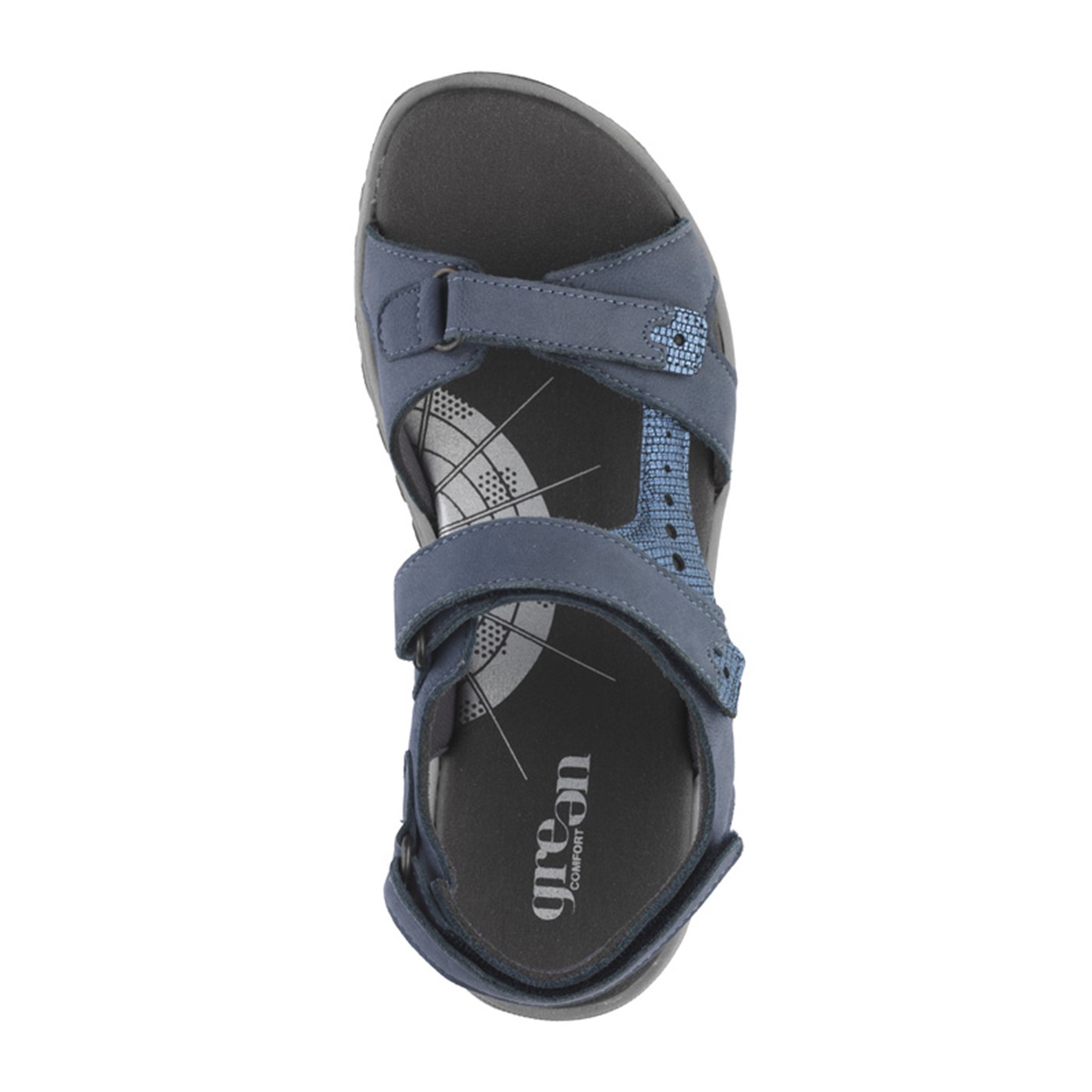 Produktivitet udvikle Skyldfølelse Smart Green Comfort Camino sandal i blå → se den her