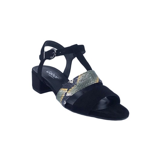 sandal med slangeprint,