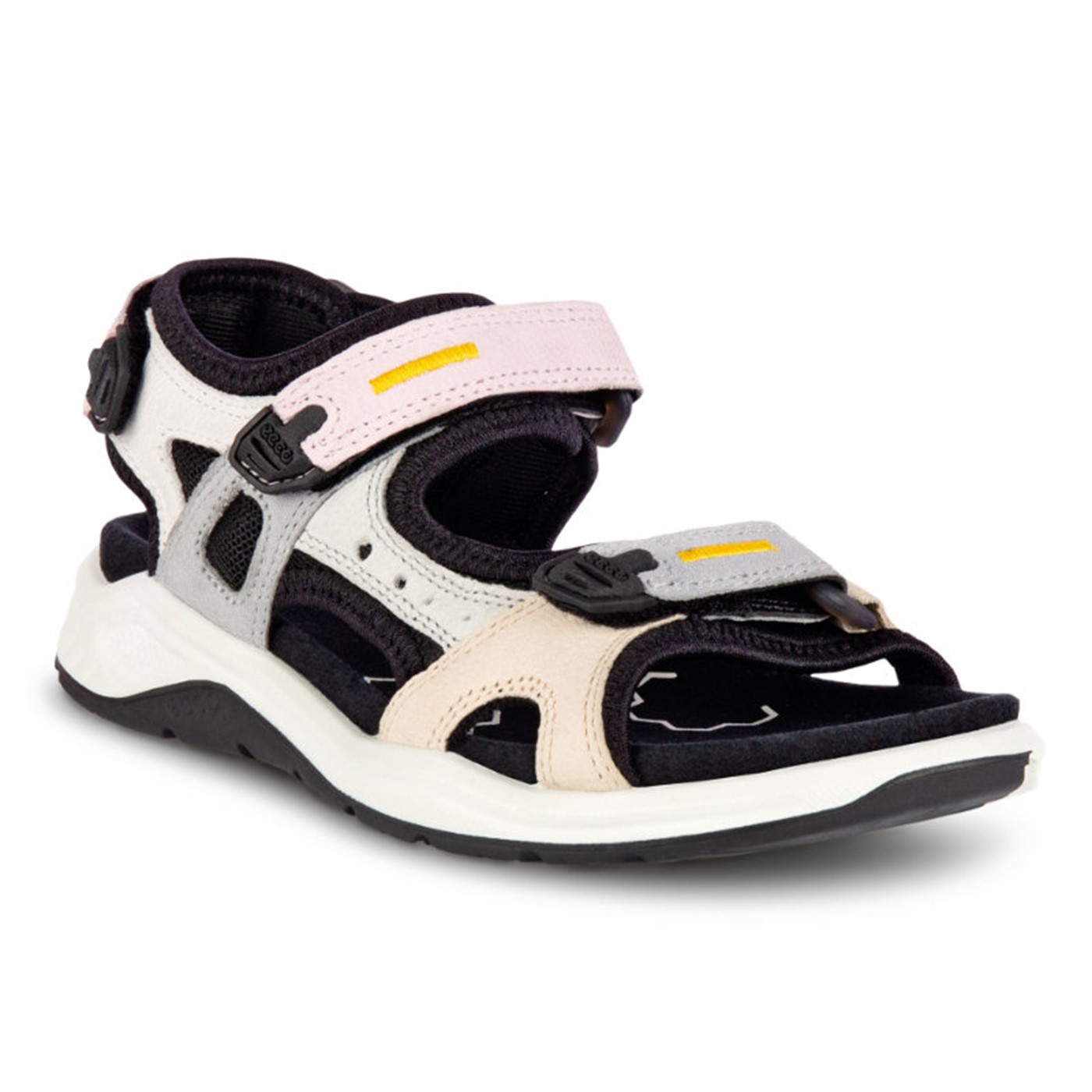 Deqenereret polet vasketøj sporty sandal til børn i lys læder (710642)