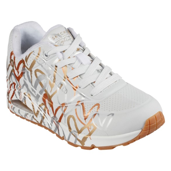 Skechers Sneakers til kvinder - Hvid / Gold