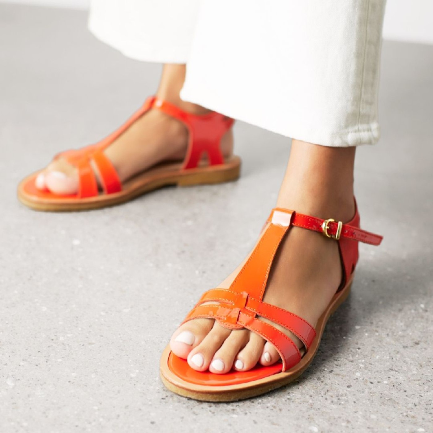 » Dame Sandal – Koral orange